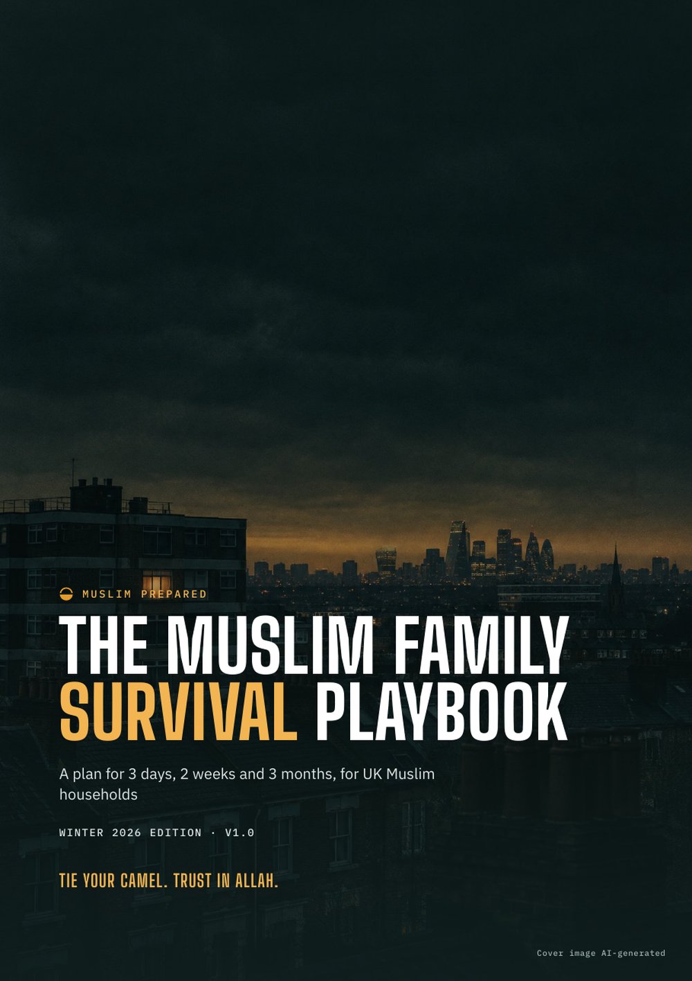 Cover of The Muslim Family Survival Playbook, Winter 2026 edition